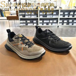 ECCO爱步休闲男鞋秋新款防水户外防滑耐磨徒步登山鞋 奥途824264