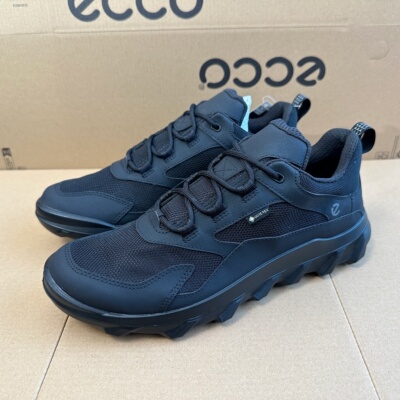 ECCO爱步男鞋休闲舒适防水防滑复古网面运动鞋 防水驱动 820194