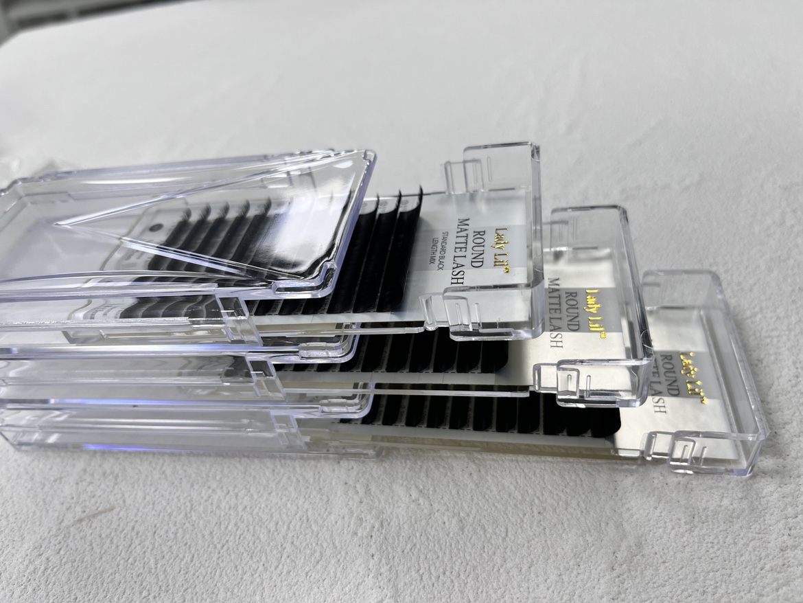 LadyLil进口手工开花睫毛山茶花漫画眼睫毛浓密柔软哑光美睫