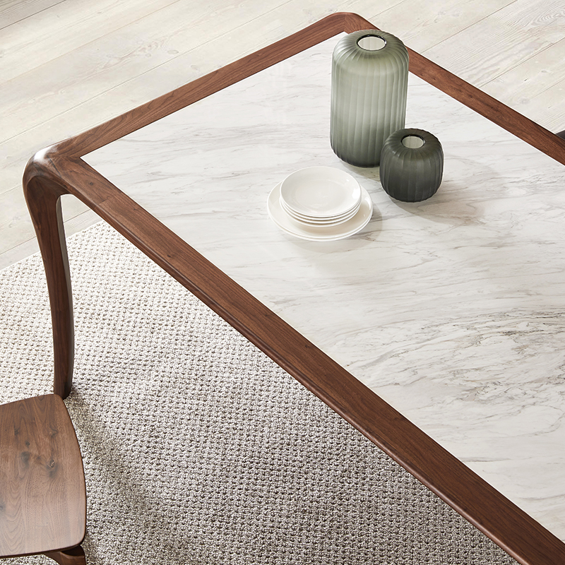 yamoo别墅轻奢天然大理石餐桌