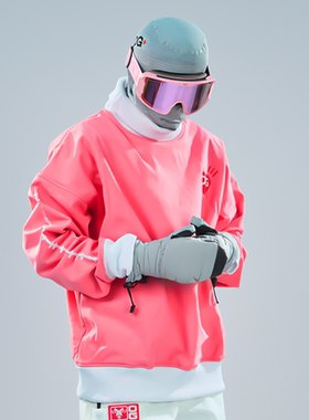 【转型清仓-软壳卫衣】软壳滑雪服 防水抓绒保暖半高领单双板