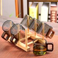 新款玻璃杯茶杯套裝耐高溫