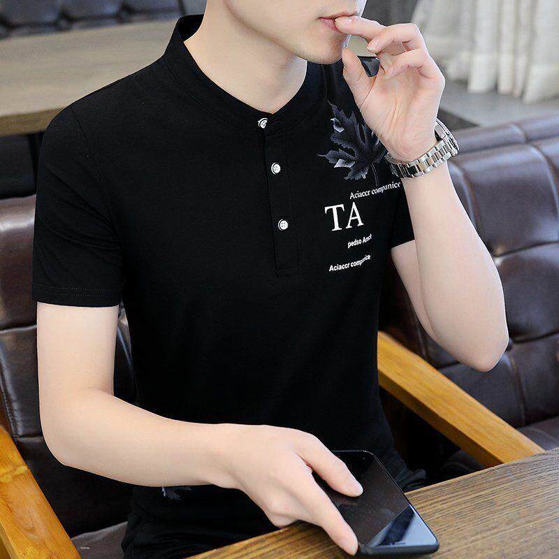 2026男士夏季新款立领短袖