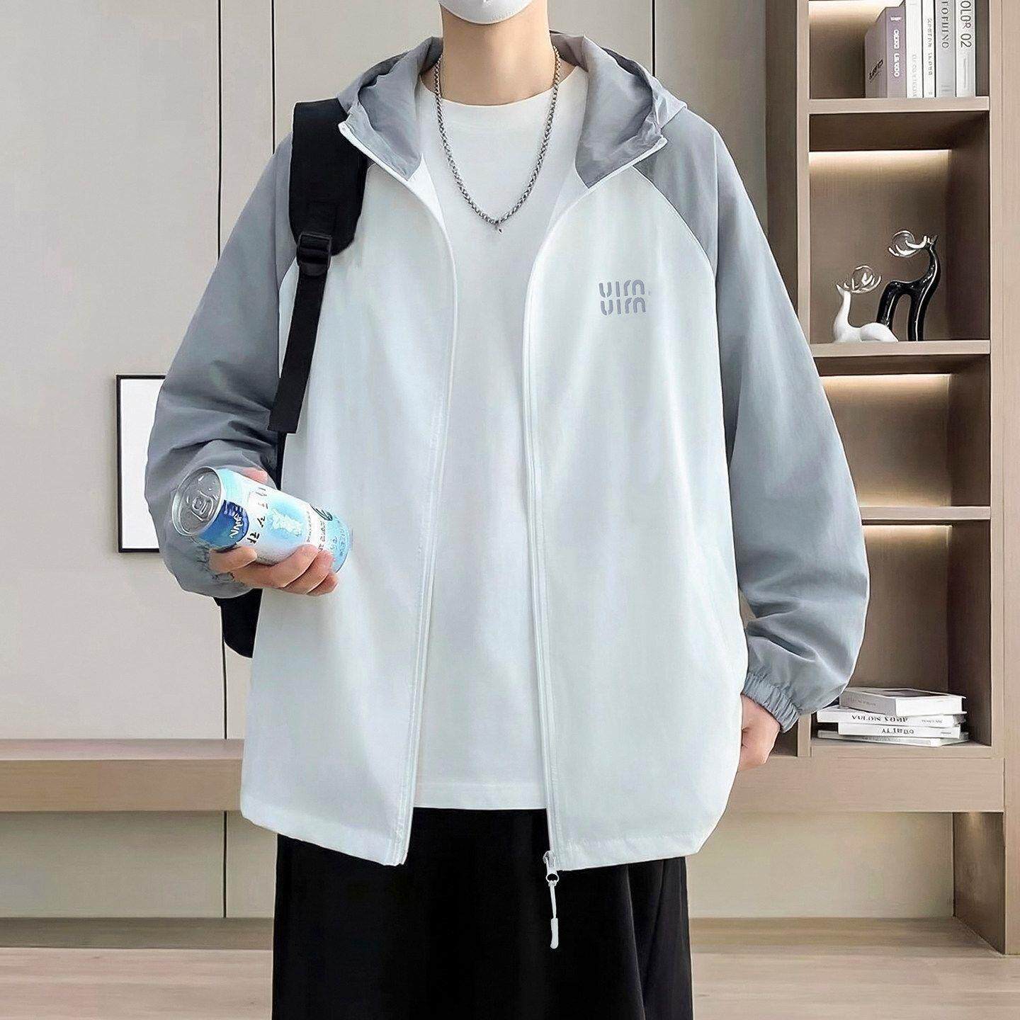 冰丝速干防晒服男夏季初中
