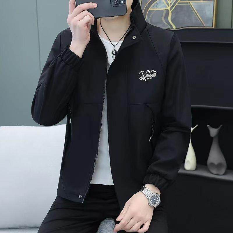 立领新款男士外套春秋韩版
