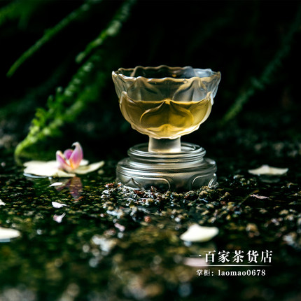 梁明毓古法琉璃 | 花信5号 品茗茶具 品杯原创设计 花瓣