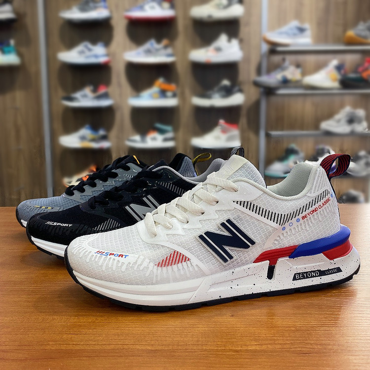 夏季总统慢跑鞋男鞋2023年新款网面透气轻便减震休闲跑步运动鞋子