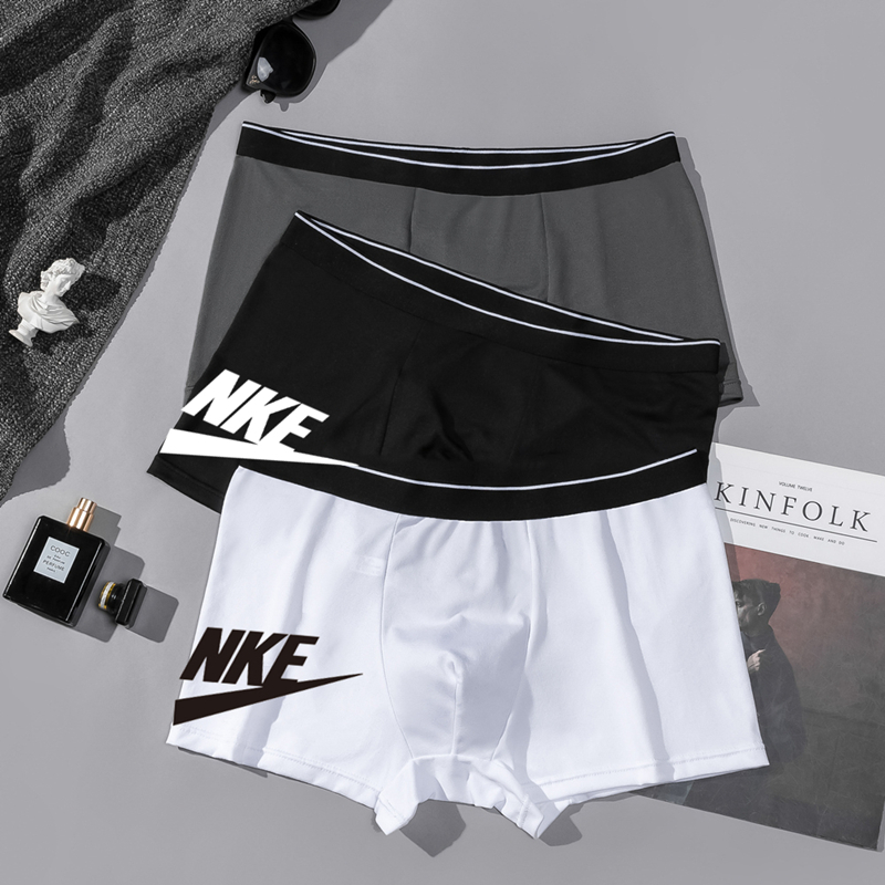 男士内裤男平角裤纯棉档夏季透气男裤头男生四角裤短裤性感潮青年