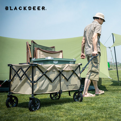 黑鹿户外营地车小拉车便携式拖车