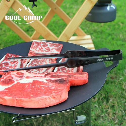 户外露营尖嘴食品夹BBQ便携式