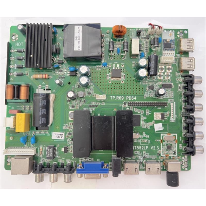 杂牌机 组装机 三合一网络电视主板TP.R69 PD64 主板QT552LP V2.2
