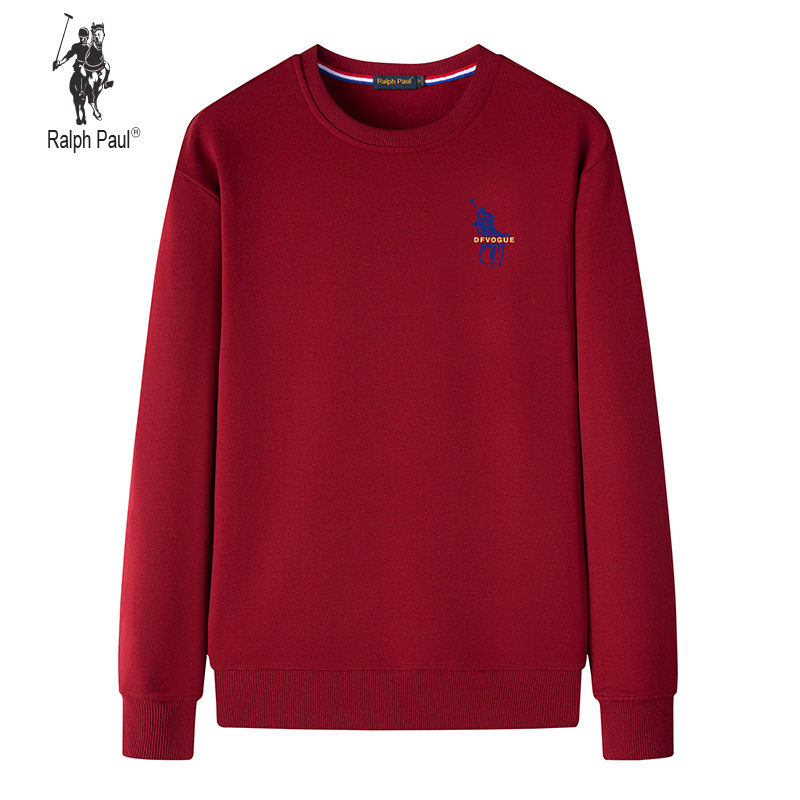 保罗男士套头潮流时尚印花休闲流行潮牌男装宽松大码长袖圆领卫衣