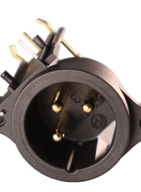 NEUTRIK优曲克 连接器公头端子 NC3MAAH XLR 三芯卡侬公插座