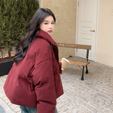 冬季新款灯芯绒90白鸭绒羽绒服女面包服外套A7115P275K398，女装羽绒服，2C268