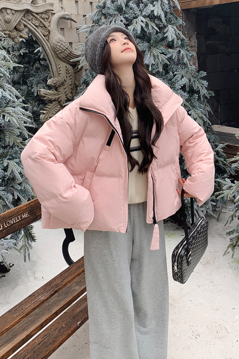 冬季新款备货双12粉色超好看90白鸭绒羽绒服女A7113P265K388,女装羽绒服,2C268