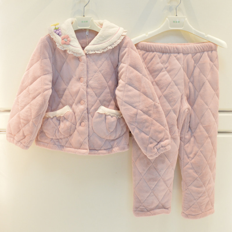 安之伴简约儿童睡衣冬季