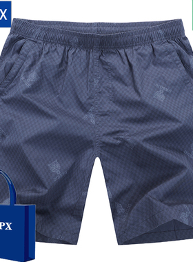 AMPX正品夏季休闲短裤外穿男士纯棉五分裤薄款直筒宽松运动沙滩裤