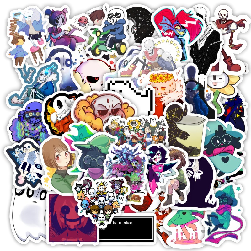 传说之下贴纸sansfrisk防水