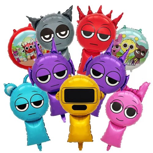 SprunkiPlush节奏盒子铝膜气球