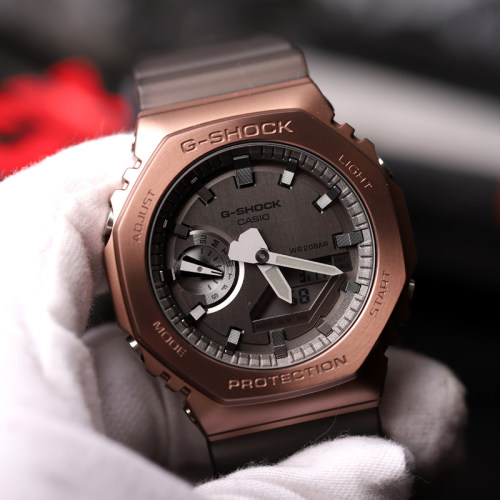 卡西欧G-SHOCK金属迷雾橡树男表