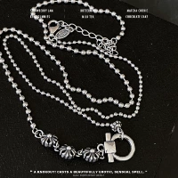 11.11 Xiaobao S925 Silver Kettai Thai Nude Chain Ожерелье женское легкое роскошное роскошная ниша около 48,5+5,5 см 7,3 г