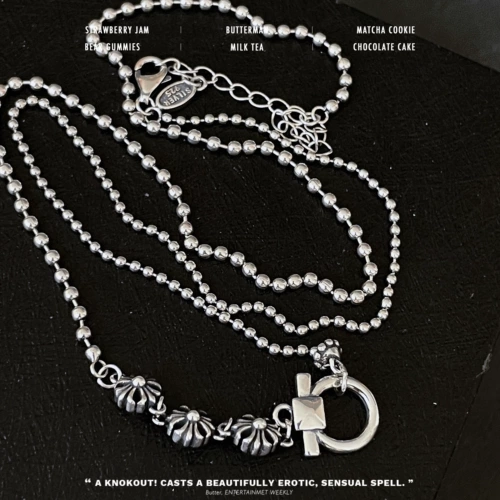 11.11 Xiaobao S925 Silver Kettai Thai Nude Chain Ожерелье женское легкое роскошное роскошная ниша около 48,5+5,5 см 7,3 г
