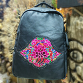 专拍链接 孤品纯手绣 老绣精品头层牛皮手工刺绣包小众设计款