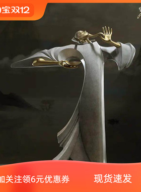 铜师傅诗仙李白摆件玄关中式礼品