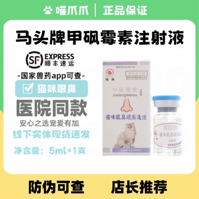 猫咪眼鼻顽疾速治猫鼻支打喷嚏