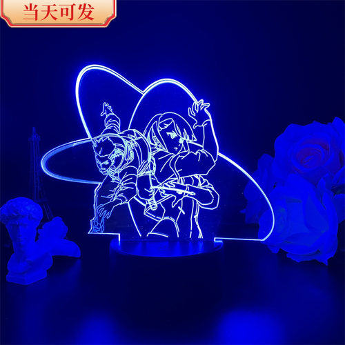 赛博朋克边缘行者周边usb小夜灯
