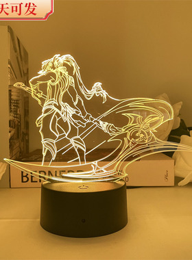 现货lol英雄联盟游戏手办周边模型景品摆件男生礼物led氛围小夜灯