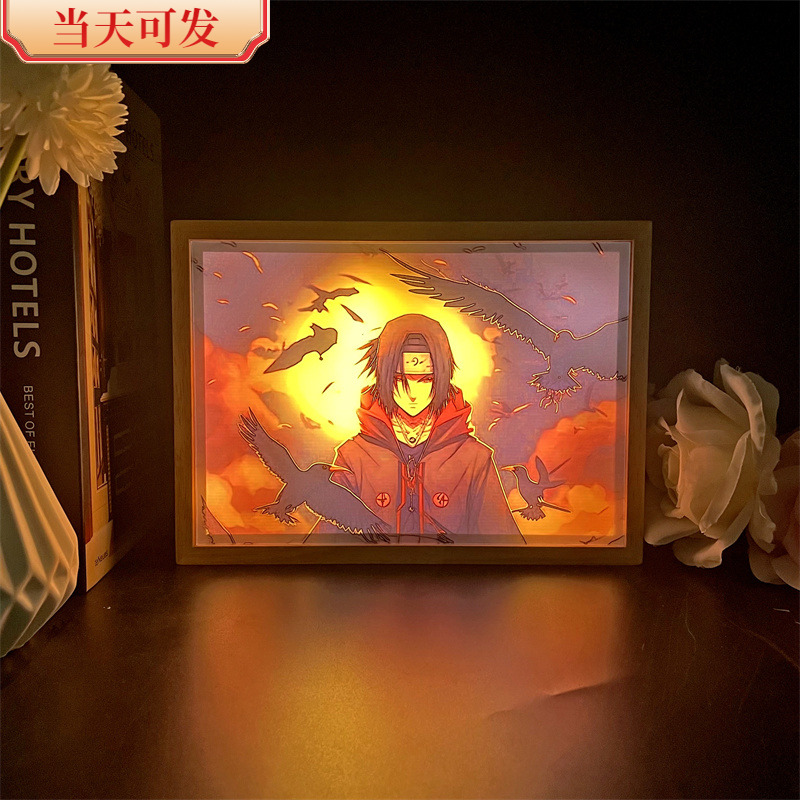 火影忍者灯光画usb小夜灯