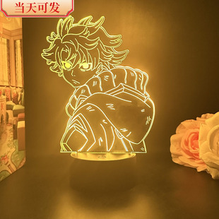 现货废渊战鬼GACHIAKUTA路德手办周边书桌摆件小夜灯儿童生日礼物