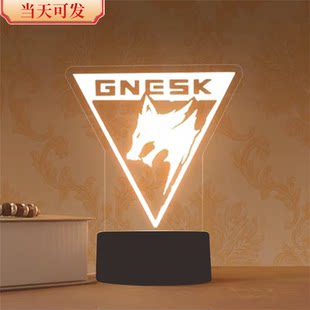 Game Dark Zone Breakout Surrounding Night Light Ornaments Atmosphere Lights Table Ornaments Figures Creative Personalized Customized Gifts