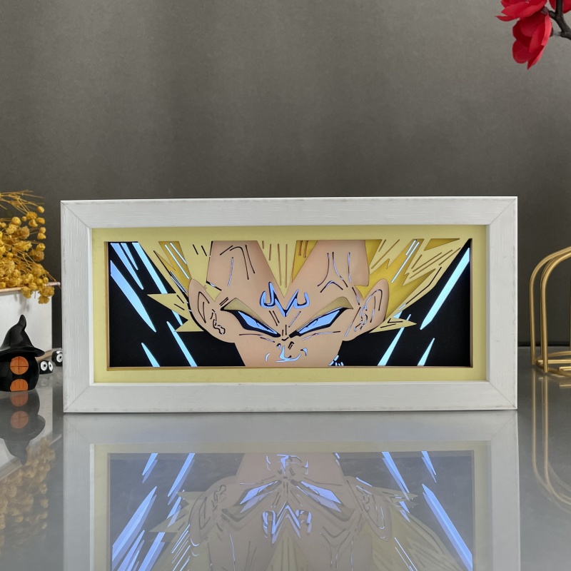 七龙珠孙悟空贝吉塔周边纸雕灯