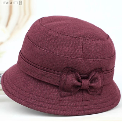 夏天中老年人渔夫帽薄款布帽