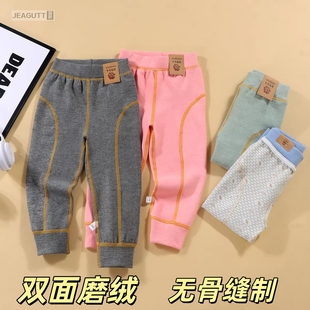 学生无骨德绒温变打底裤 冬季 中大童女宝宝棉裤 加厚保暖裤 儿童秋裤