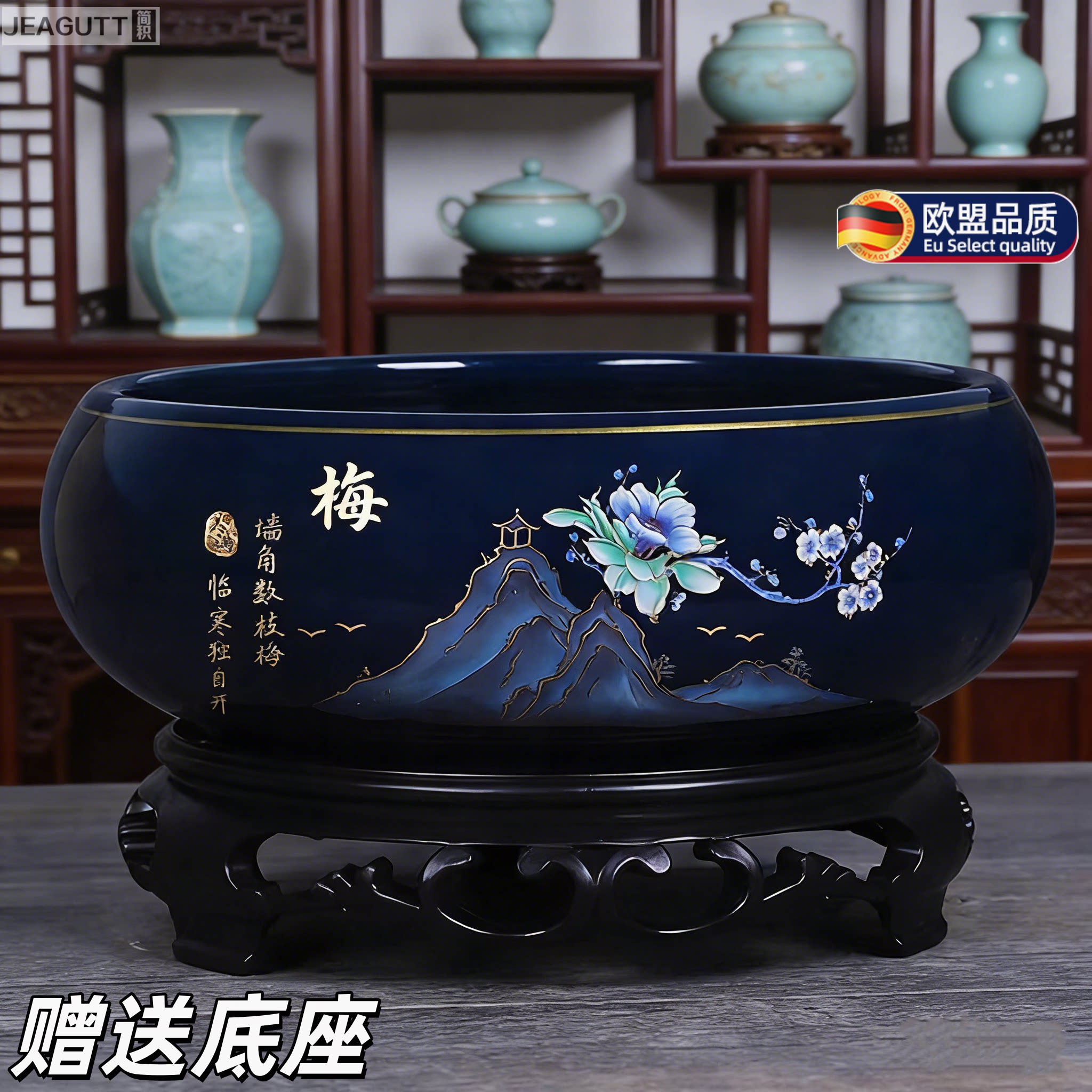 高档陶瓷水培花盆多款可选
