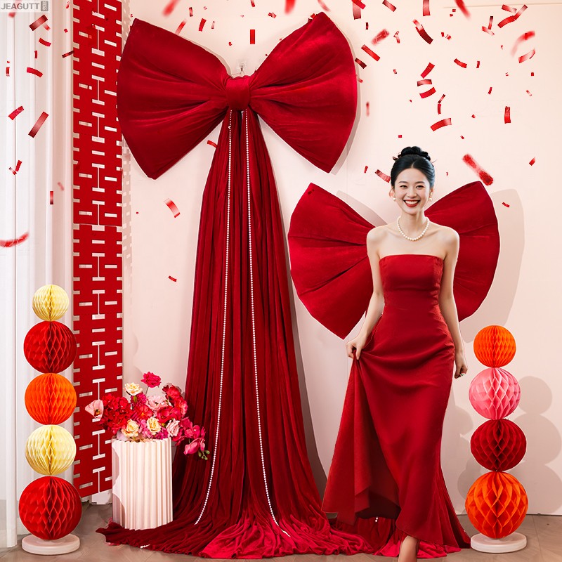 婚礼超大蝴蝶结拉花套装