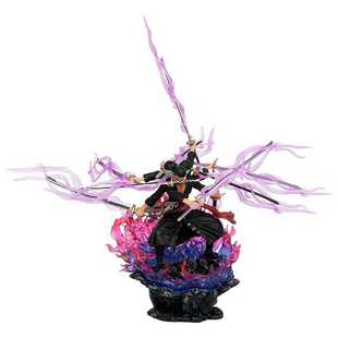 航海鬼岛阿修罗九刀流三头六臂索隆海贼王和之国鬼气索隆手办模