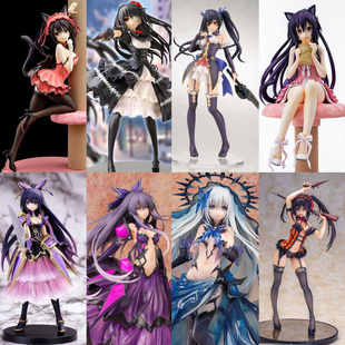 约会大作战手办时崎狂三猫耳猫娘泳装泳衣夜刀神十香四糸乃五河琴