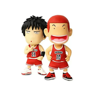 灌篮高手手办 Q版大头10号樱木花道流川枫11号模型公仔摆件盒装