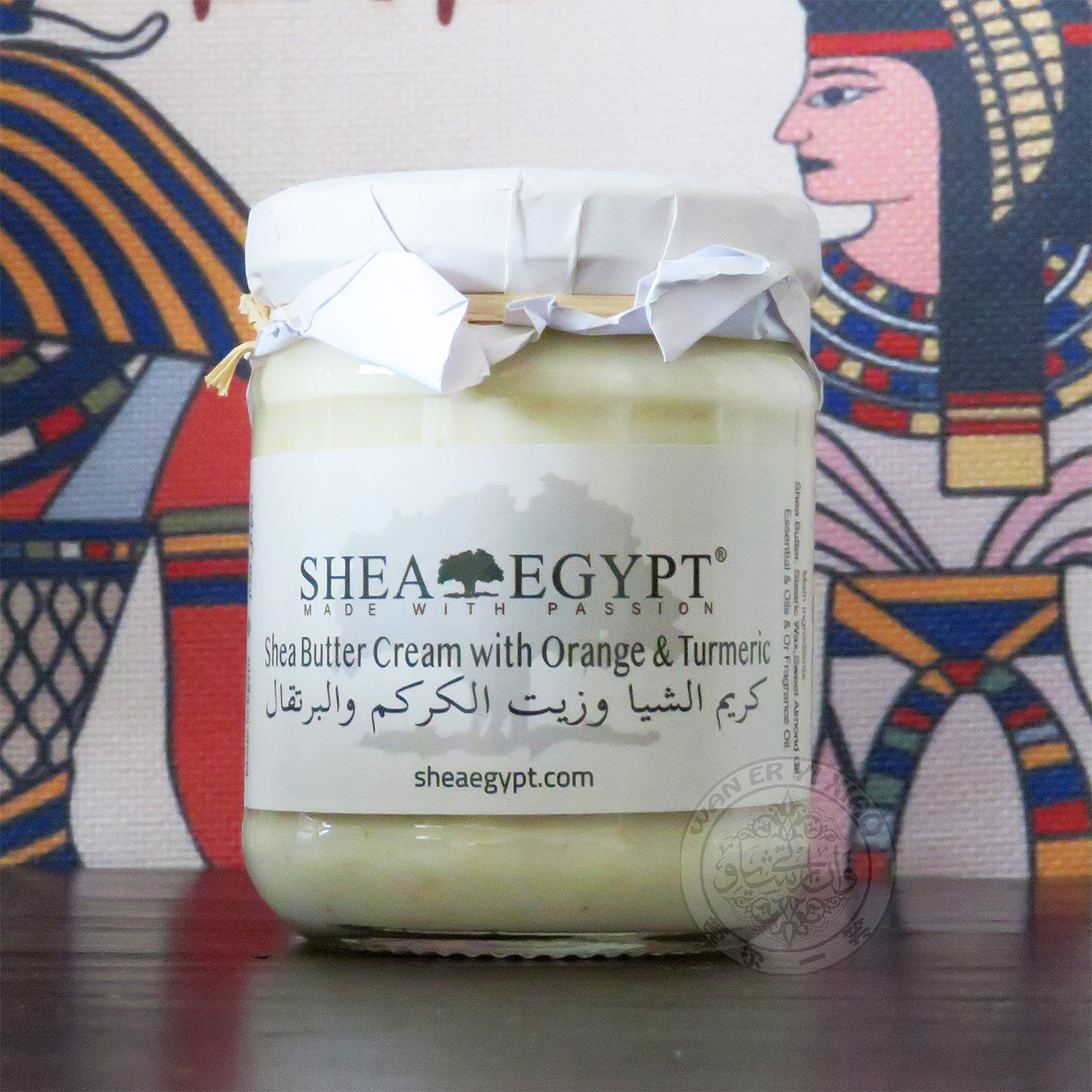 埃及原装Shea姜黄甜橙乳木果面霜晚霜提亮肤色提拉紧致滋润保湿