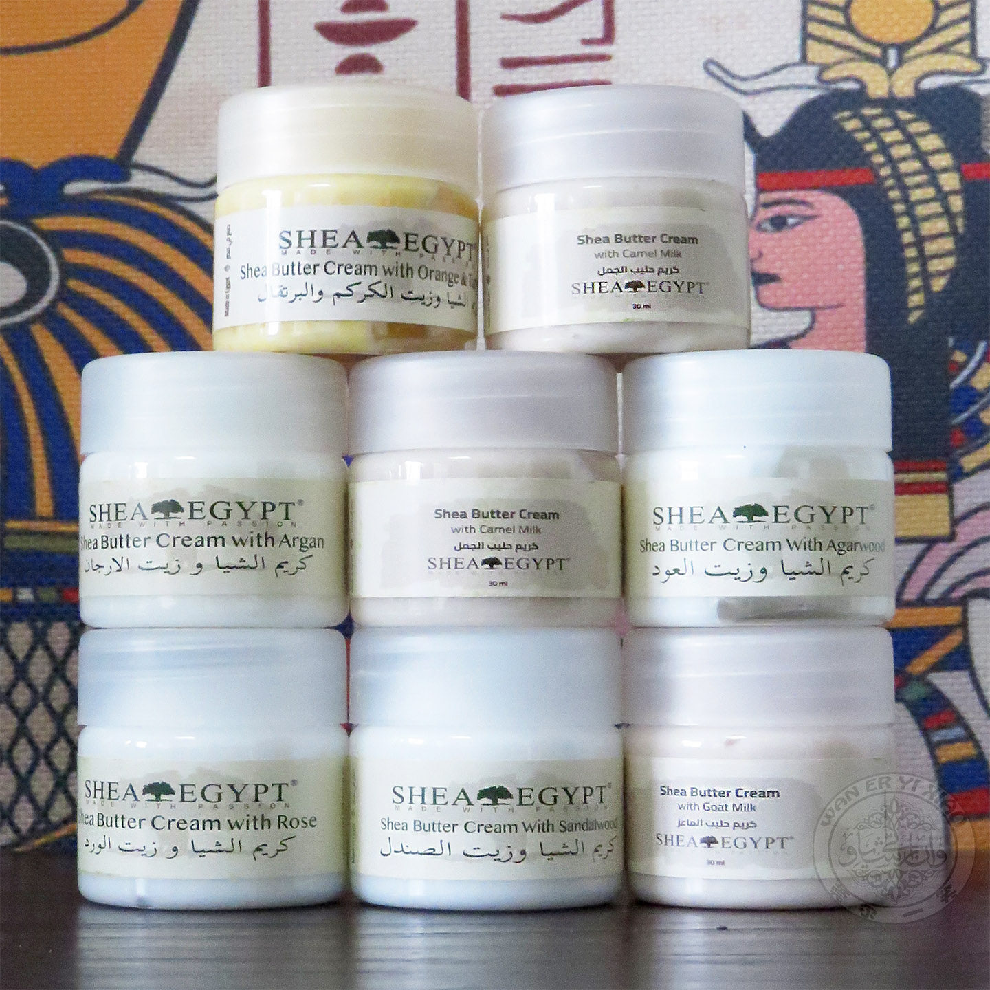 埃及原装Shea Egypt 乳木果魔法膏面霜30ml山羊奶玫瑰白麝香沉香