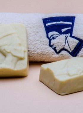 现货7月产埃及原装Nefertari提提王后头像手工皂橄榄皂亮肤清洁