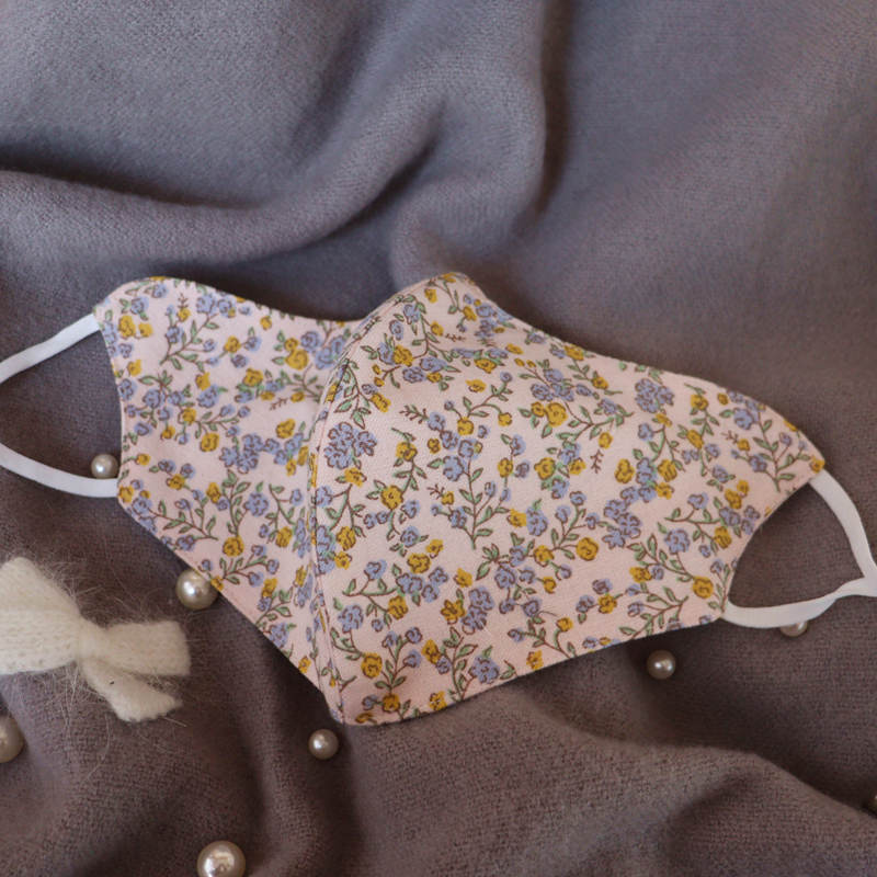 手工自制立体纯棉口罩春秋可用舒适透气可清洗素颜友好