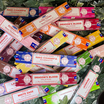 印度Satya赛巴巴浪漫爱情业力龙血黄花香薰衣草香薰冥想柠檬草