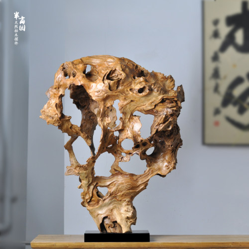 天自然风化木随形摆件工艺品摆件