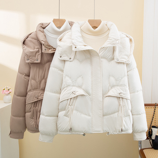 羽绒棉衣女款冬季2024新款加厚棉袄短款棉服高级感超好看棉衣外套