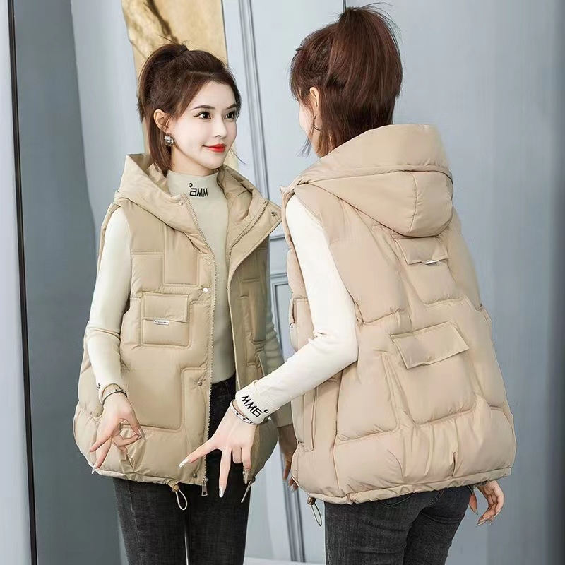 羽绒棉马甲女2023秋冬